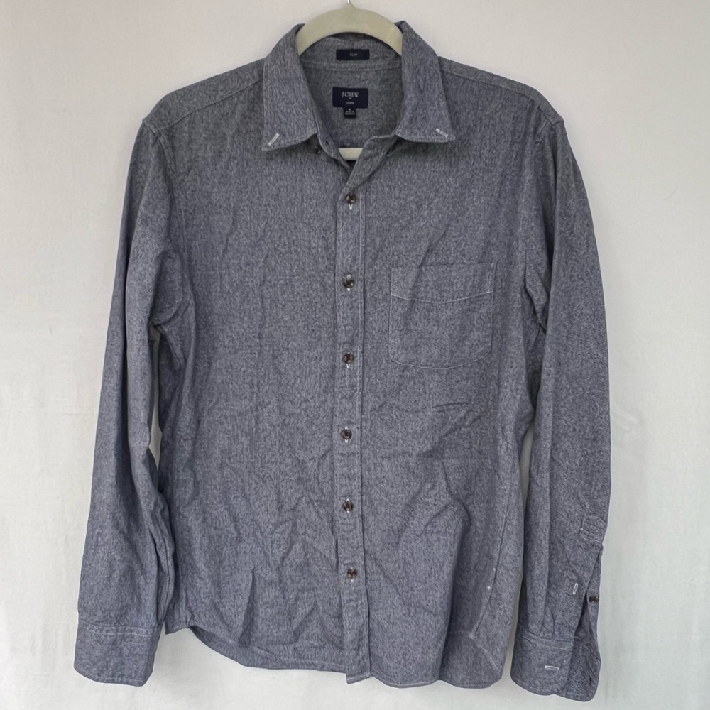 J Crew Men’s Jaspe Slim Fit Shirt, Size Medium